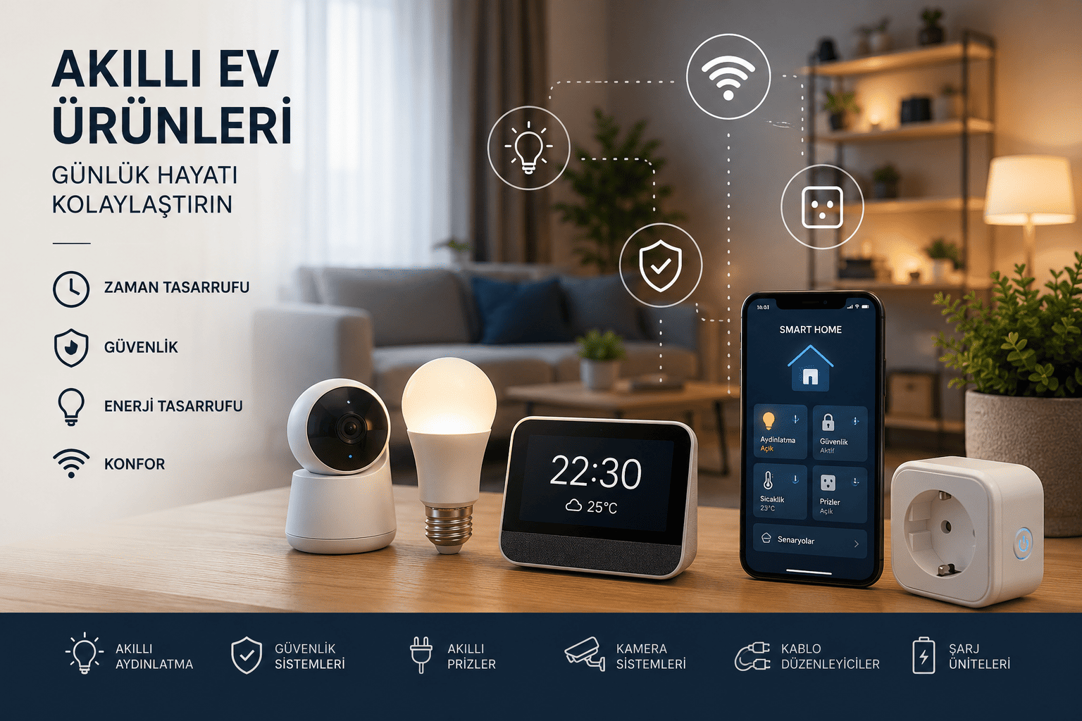 Akıllı Ev Ürünleri ile Günlük Hayatı Kolaylaştırmanın Yolları