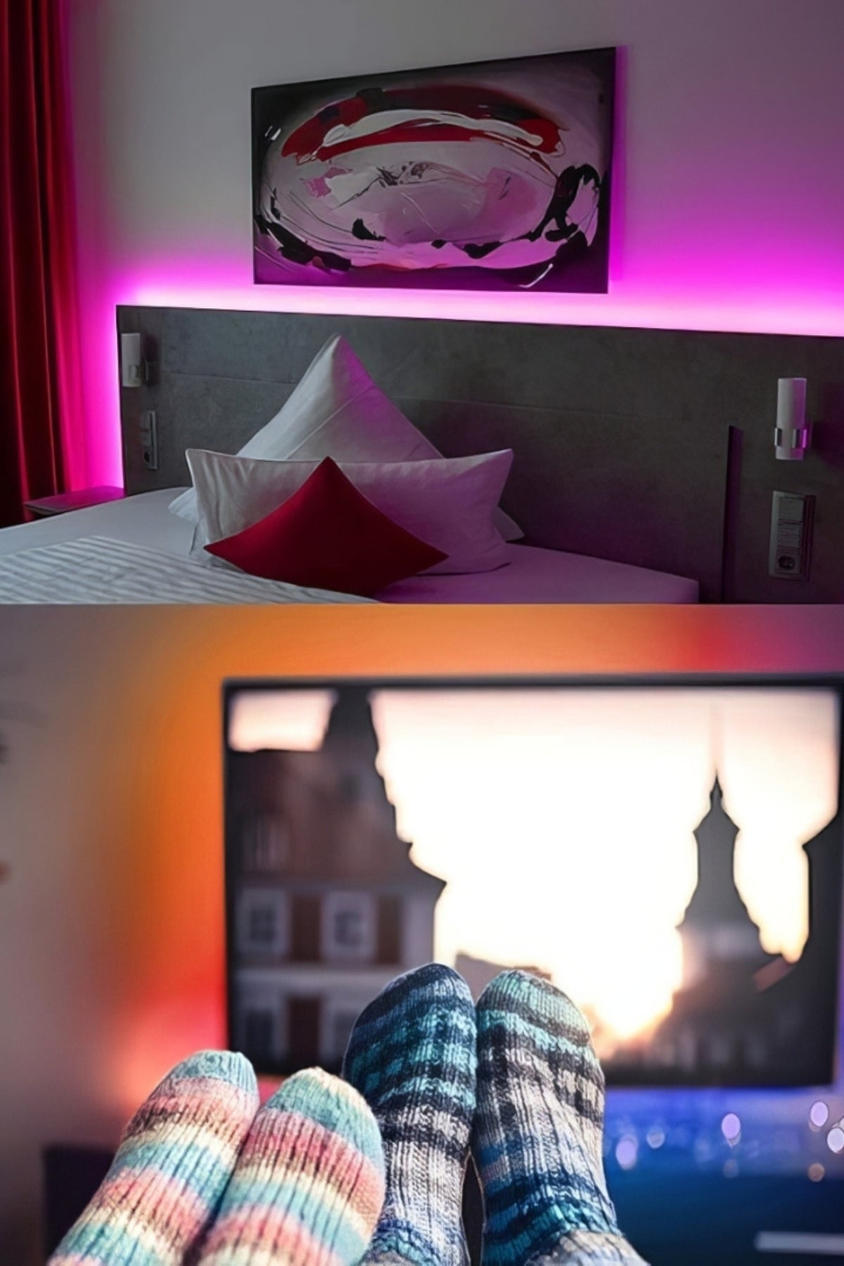 TriLine Tv Arkası Kumandalı 1 Metre Rgb Led Şerit Aydınlatma Seti- Renk Ve Parlaklık Ayarlı - Görsel 6