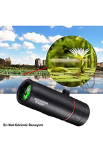 TriLine 2000x24 Zoom Monoküler Mini Taşınabilir HD Dürbün Su Geçirmez Tripod Telefon Tutacağı - Görsel 3