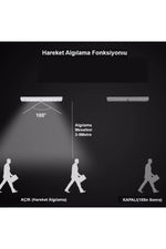TriLine 10 LED li  PIR Ampul Hareket Sensörli Akıllı Işık Aydınlatma - Görsel 4