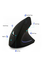 TriLine Kablosuz Ergonomik Dikey Mouse 800/1200/1600 Dpı - Görsel 5