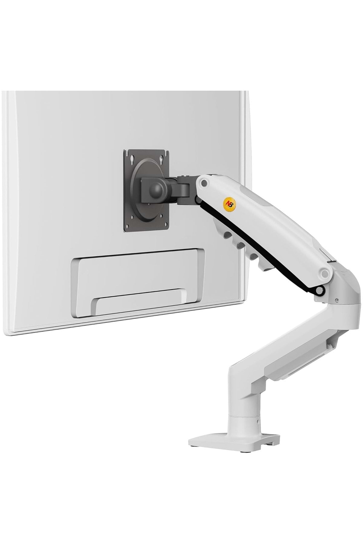 TriLine NB F80-XE Beyaz 17-30" Amortisörlü 2-9Kg Ergonomik Monitör Tutucu Vesa Monitör Standı
