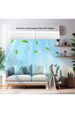 TriLine Delikli Ayarlanabilir 58-105 CM Klima Hava Yönlendirici Klima Aparatı Klima Siperliği - Görsel 3