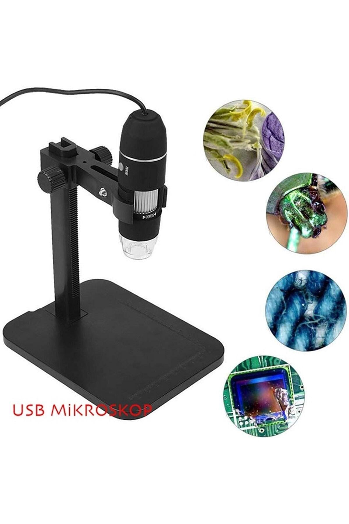 TriLine 1000x 2mp Dijital Standlı 8 Ledli Usb Otg Mikroskop