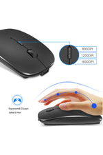 TriLine Bluetooth Şarjlı 2.4ghz Kablosuz Mouse Sessiz Tıklama - Görsel 3