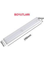 TriLine 10 LED li  PIR Ampul Hareket Sensörli Akıllı Işık Aydınlatma - Görsel 3