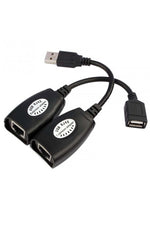 TriLine Usb2.0 Rj45 Extender Uzatma Kablosu Cat5-cat6 Uzatıcı