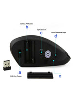TriLine Kablosuz Ergonomik Dikey Mouse 800/1200/1600 Dpı - Görsel 6