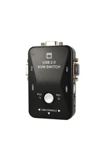 TriLine 2 Port Usb Kvm Switch 2pc Tek Monitör Kontrol - Görsel 2