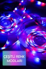 TriLine Tv Arkası 3 Metre Rgb Led Şerit Işık- 16 Renk, Uzaktan Kumandalı, Dimmer Ayarlı Silikonlu - Görsel 2