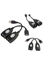 TriLine Usb2.0 Rj45 Extender Uzatma Kablosu Cat5-cat6 Uzatıcı - Görsel 2