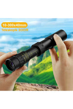 TriLine 10-300x40mm Zoom Monoküler Teleskop Taşınabilir Su Geçirmez Dürbün - Görsel 2