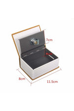 TriLine Sözlük Görünümlü Mini Kasa 11.5cm Kitap Para Gizli Güvenli Kilitli - Lacivert - Görsel 2