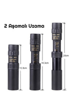 TriLine 10-300x40mm Zoom Monoküler Teleskop Taşınabilir Su Geçirmez Dürbün - Görsel 3