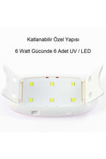 TriLine Mini 6 Watt Usb Uv Led Tırnak Oje Kurutma Makinesi - Görsel 4