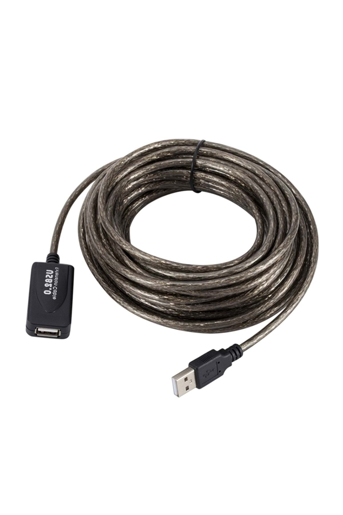TriLine 10 Metre Usb2.0 Sinyal Güçlendirici Profesyonel Çipli Usb Extension Uzatma Kablosu - Görsel 4
