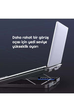 TriLine Icecoorel Alimünyum Hız Ayarlı Notebook Soğutucu Ergonomik Stand - Görsel 4