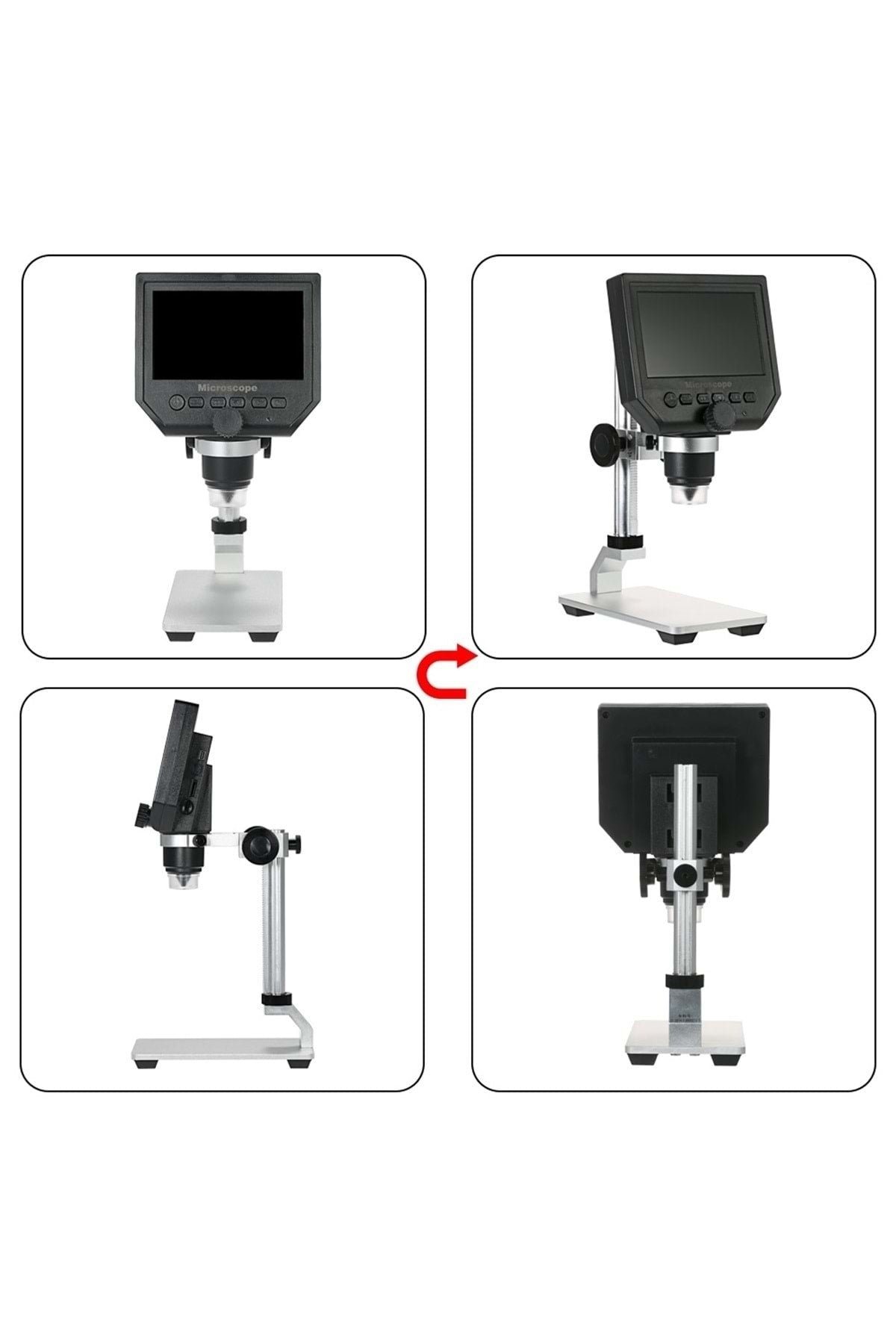 TriLine 600x Dijital 4.3 Inç Lcd Ekranlı Hd Usb Mikroskop - Görsel 5