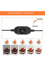 TriLine 80x80cm Profesyonel Stüdyo Led Işıklı Ürün Fotoğraf Çekim Çadırı - Görsel 5