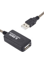 TriLine 10 Metre Usb2.0 Sinyal Güçlendirici Profesyonel Çipli Usb Extension Uzatma Kablosu - Görsel 5