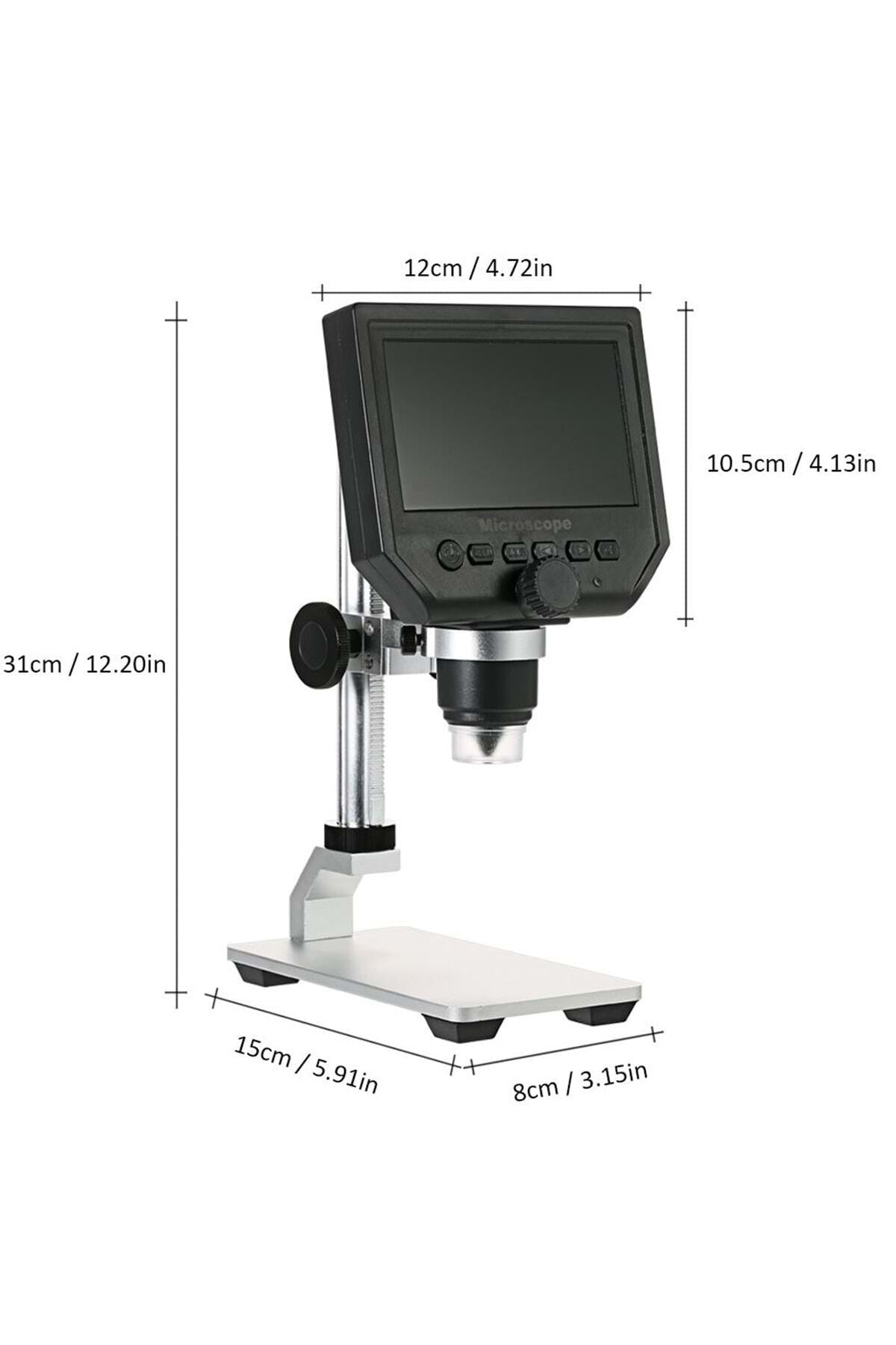 TriLine 600x Dijital 4.3 Inç Lcd Ekranlı Hd Usb Mikroskop - Görsel 6