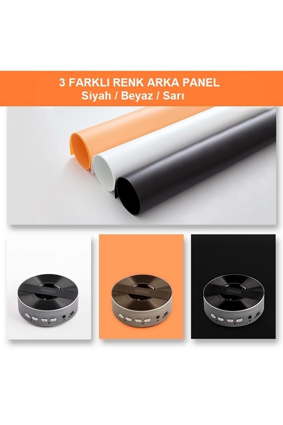 TriLine 80x80cm Profesyonel Stüdyo Led Işıklı Ürün Fotoğraf Çekim Çadırı - Görsel 6