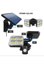 TriLine Güneş Enerjili Aydınlatma Solar Lamba 20w 120 Led - Görsel 6