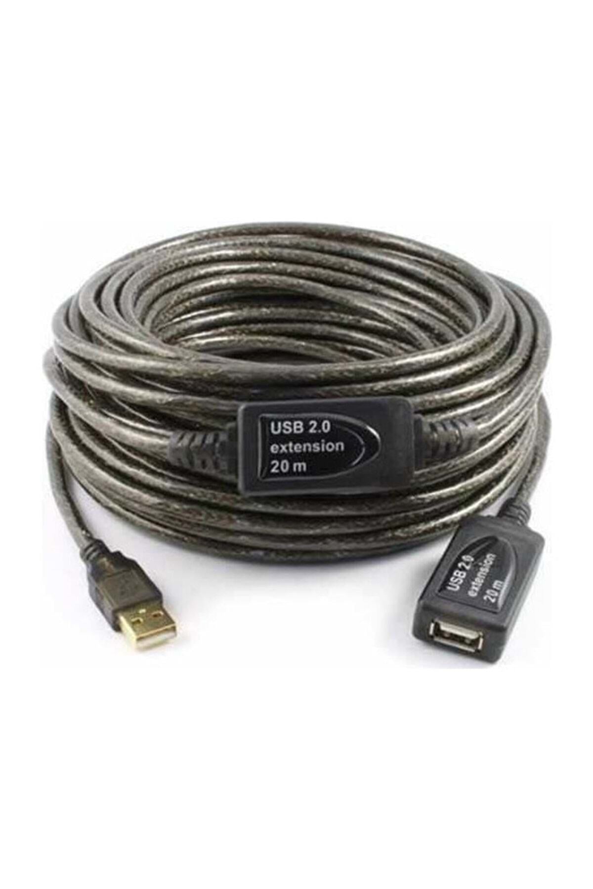TriLine 20 Metre Usb2.0 Sinyal Güçlendirici Profesyonel Çipli Usb Extension Uzatma Kablosu - Görsel 6