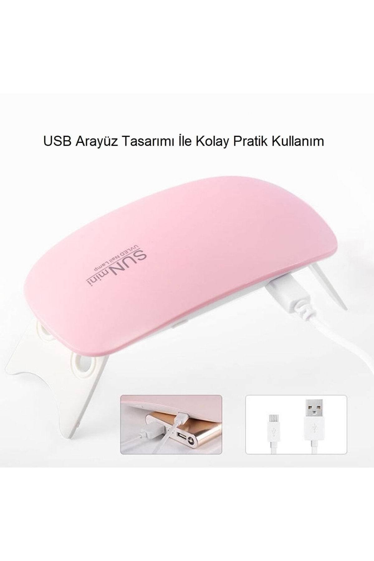 TriLine Mini 6 Watt Usb Uv Led Tırnak Oje Kurutma Makinesi - Görsel 6