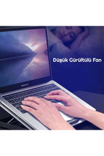 TriLine Icecoorel Alimünyum Hız Ayarlı Notebook Soğutucu Ergonomik Stand - Görsel 7