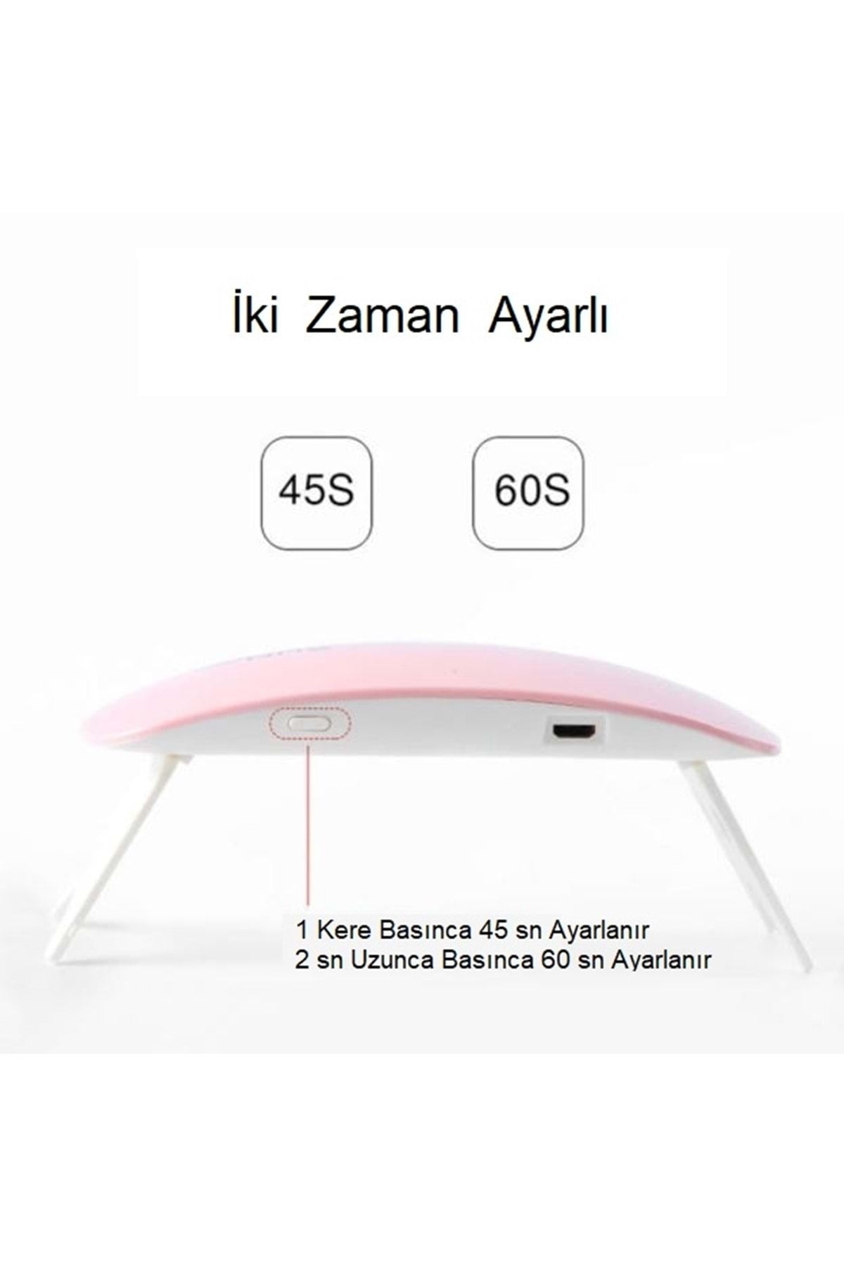 TriLine Mini 6 Watt Usb Uv Led Tırnak Oje Kurutma Makinesi - Görsel 7