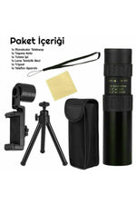 TriLine 10-300x40mm Zoom Monoküler Teleskop Taşınabilir Su Geçirmez Dürbün - Görsel 8