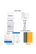 TriLine Puluz 2x20 Led Işıklı 6 Fonlu Fotoğraf Çekim Çadırı 20x20 Cm - Görsel 8