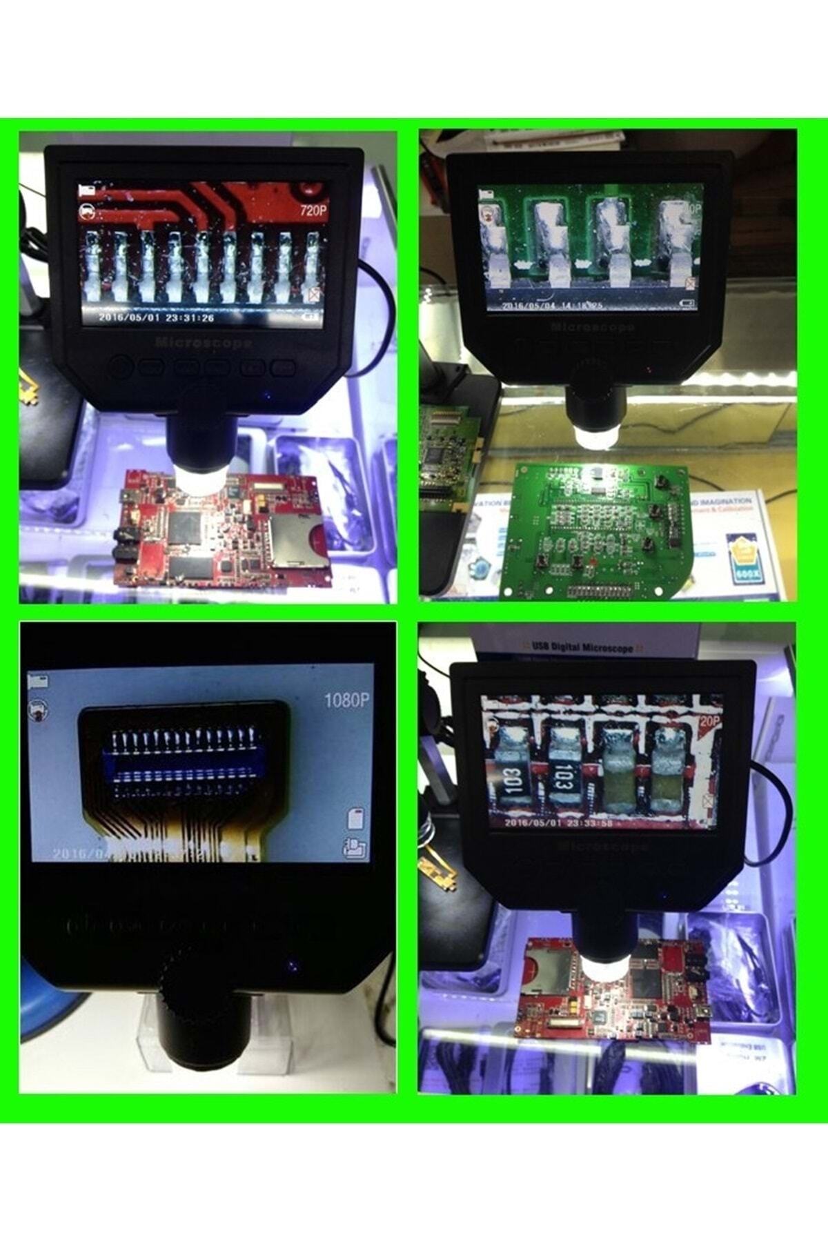 TriLine 600x Dijital 4.3 Inç Lcd Ekranlı Hd Usb Mikroskop - Görsel 8